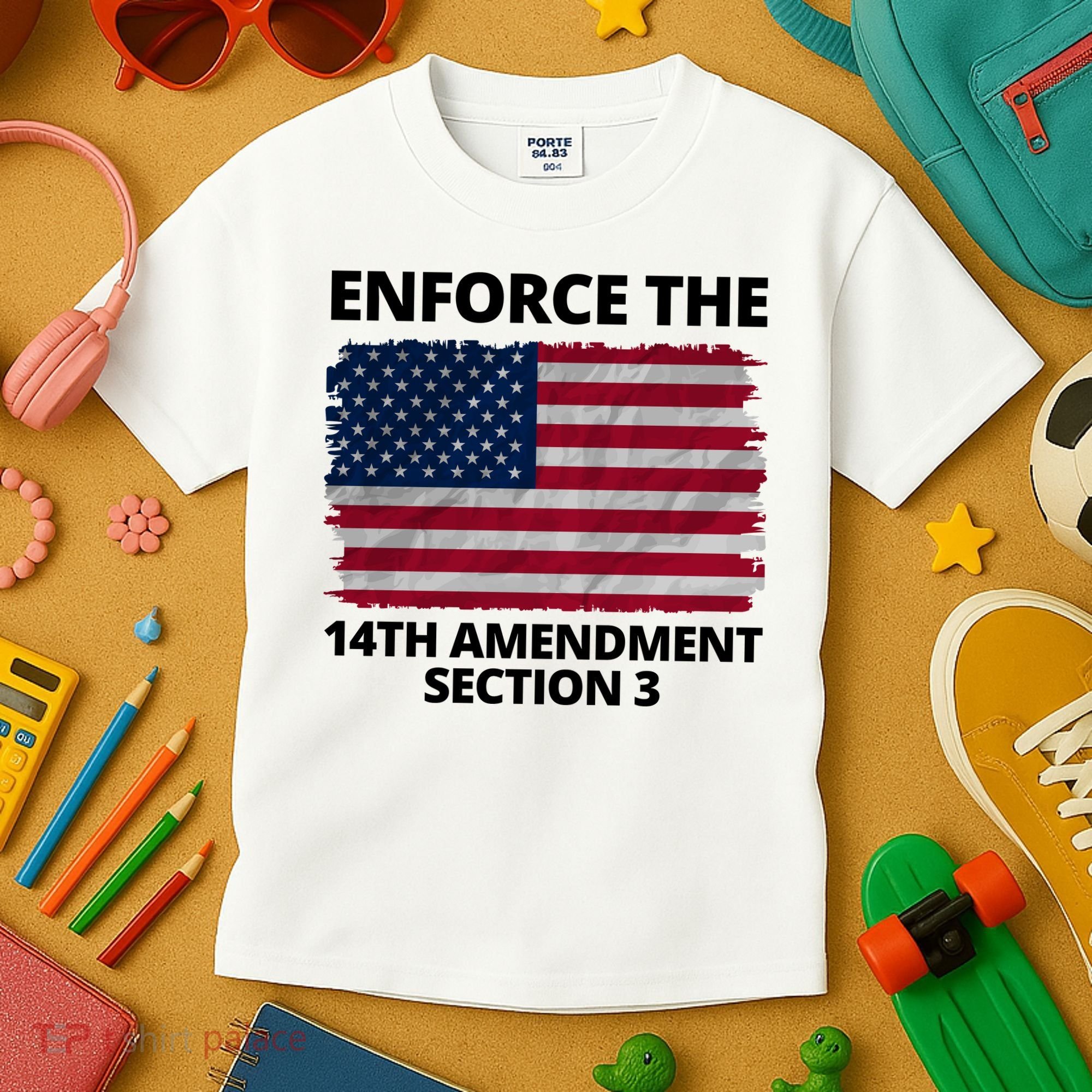 Enforce The 14th Amendment Section 3 Kids T-Shirt