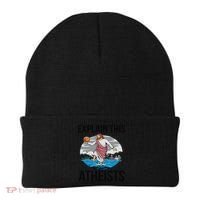 Explain This Atheists Jesus Basketball Funny Memes Gen-Z Beanie thumb 0