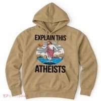 Explain This Atheists Jesus Basketball Funny Memes Gen-Z Hoodie thumb 0