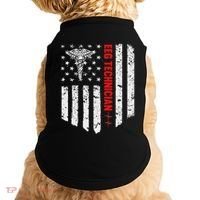 Eeg Technician American Flag Patriotic Medicine Gift Doggie Tank thumb 0