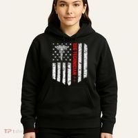 Eeg Technician American Flag Patriotic Medicine Gift Hoodie thumb 5