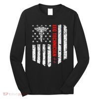 Eeg Technician American Flag Patriotic Medicine Gift Long Sleeve Shirt thumb 0