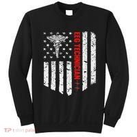 Eeg Technician American Flag Patriotic Medicine Gift Sweatshirt thumb 0