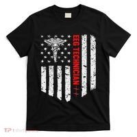 Eeg Technician American Flag Patriotic Medicine Gift T-Shirt thumb 0