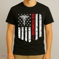 Eeg Technician American Flag Patriotic Medicine Gift T-Shirt thumb 3