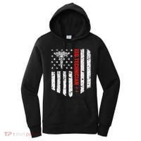 Eeg Technician American Flag Patriotic Medicine Gift Women's Hoodie thumb 0