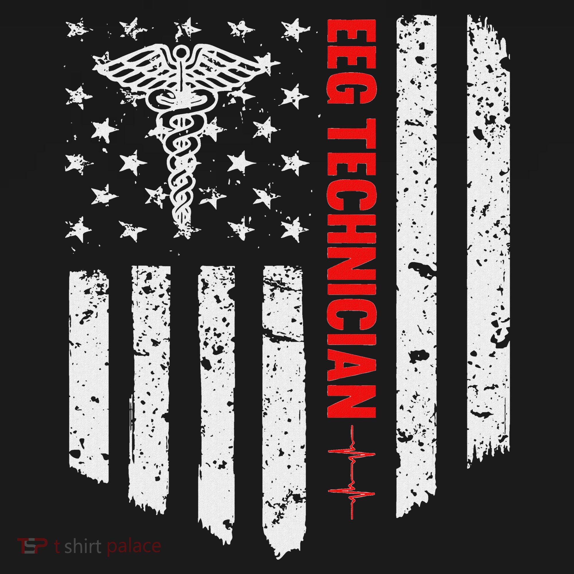 Eeg Technician American Flag Patriotic Medicine Gift Women's Hoodie