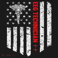 Eeg Technician American Flag Patriotic Medicine Gift Mousepad thumb 1