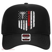 Eeg Technician American Flag Patriotic Medicine Gift Hat thumb 0