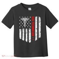 Eeg Technician American Flag Patriotic Medicine Gift Toddler T-Shirt thumb 0