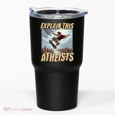 Explain This Atheists Funny Meme Jesus Skateboarding Tumbler