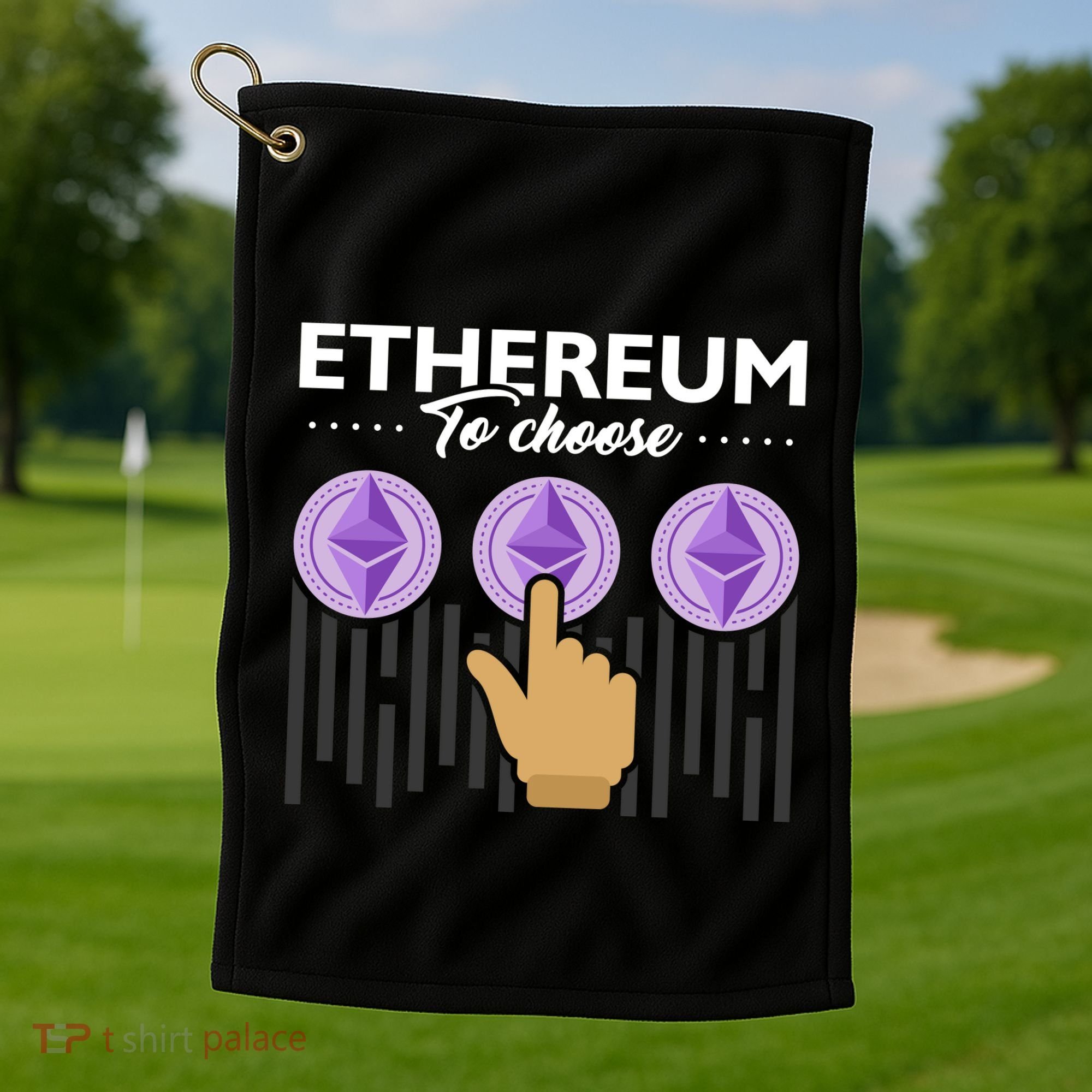 Ethereum To Choose Golf Towel