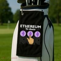 Ethereum To Choose Golf Towel thumb 2