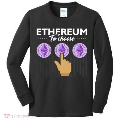 Ethereum To Choose Kids Long Sleeve Shirt