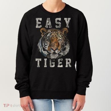 Easy Tiger Distressed Casualcool Giftchic Graphic Gift Women's Sweatshirt