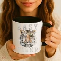 Easy Tiger Distressed Casualcool Giftchic Graphic Gift Coffee Mug thumb 3