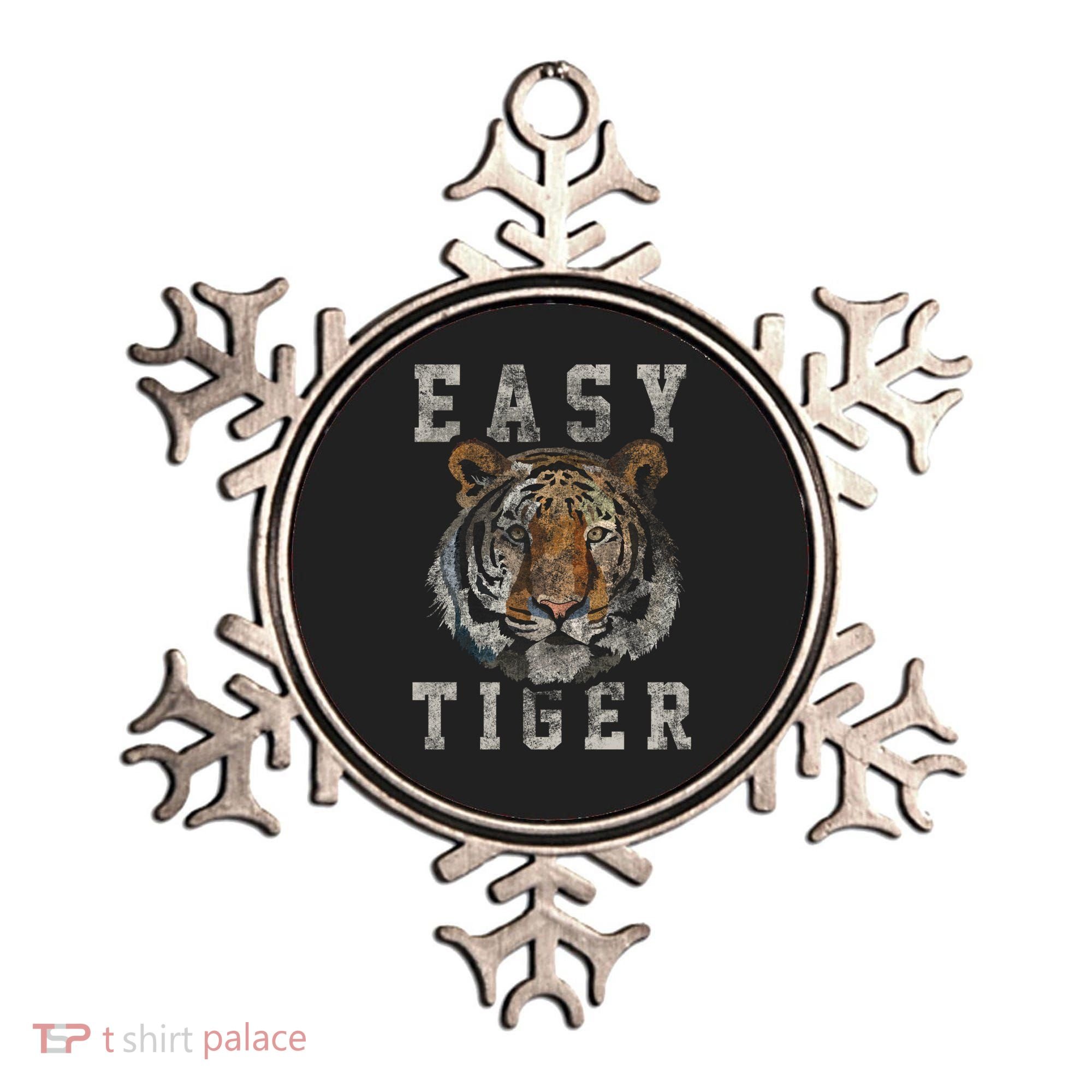 Easy Tiger Distressed Casualcool Giftchic Graphic Gift Ornament