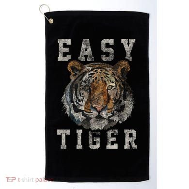 Easy Tiger Distressed Casualcool Giftchic Graphic Gift Golf Towel