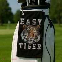Easy Tiger Distressed Casualcool Giftchic Graphic Gift Golf Towel thumb 2