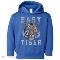 Easy Tiger Distressed Casualcool Giftchic Graphic Gift Toddler Hoodie thumb 0