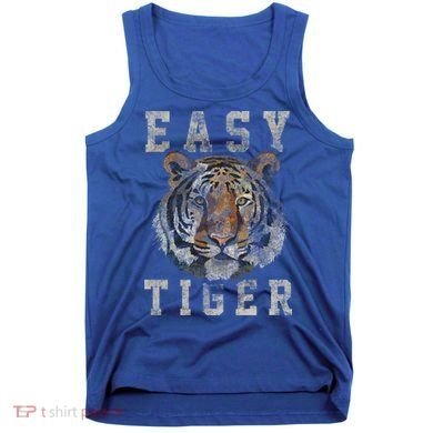Easy Tiger Distressed Casualcool Giftchic Graphic Gift Tank Top