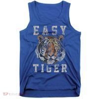 Easy Tiger Distressed Casualcool Giftchic Graphic Gift Tank Top thumb 0