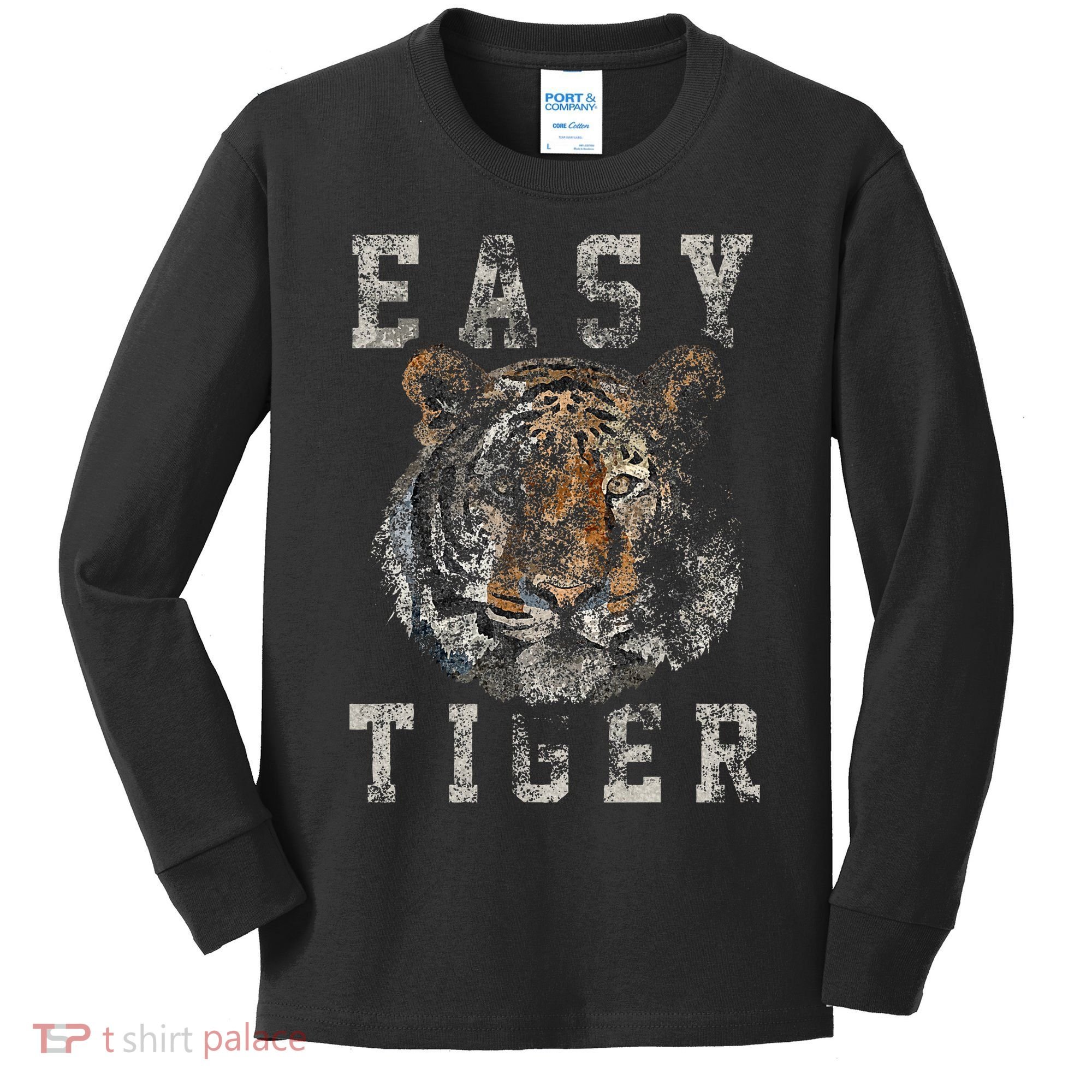 Easy Tiger Distressed Casualchic Kids Long Sleeve Shirt