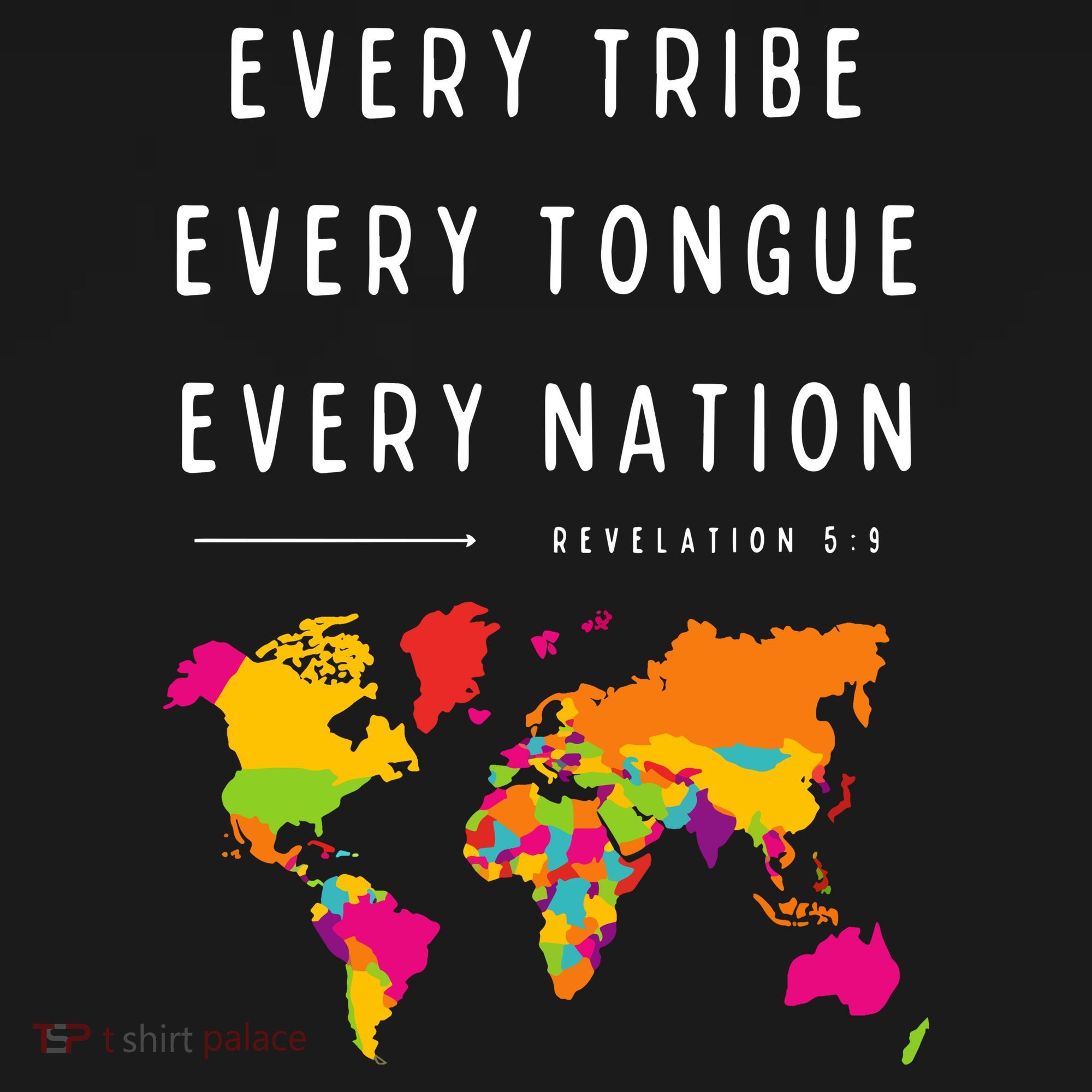 Every Tribe Every Tongue Every Nation Revelation Women's Hoodie