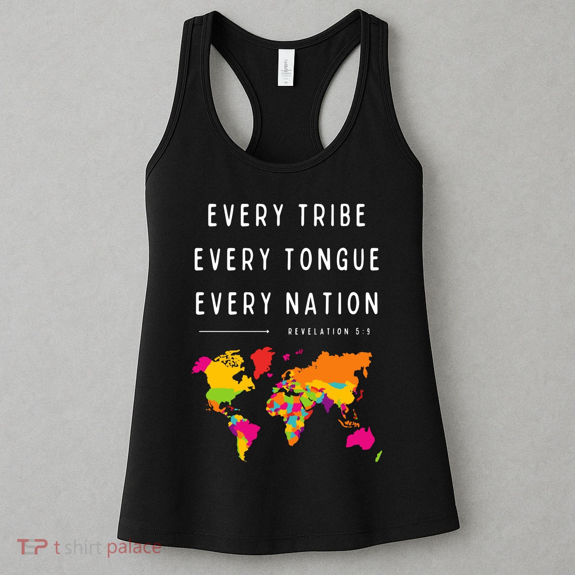 Every Tribe Every Tongue Every Nation Revelation Women's Tank Top