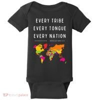Every Tribe Every Tongue Every Nation Revelation Baby Bodysuit thumb 0