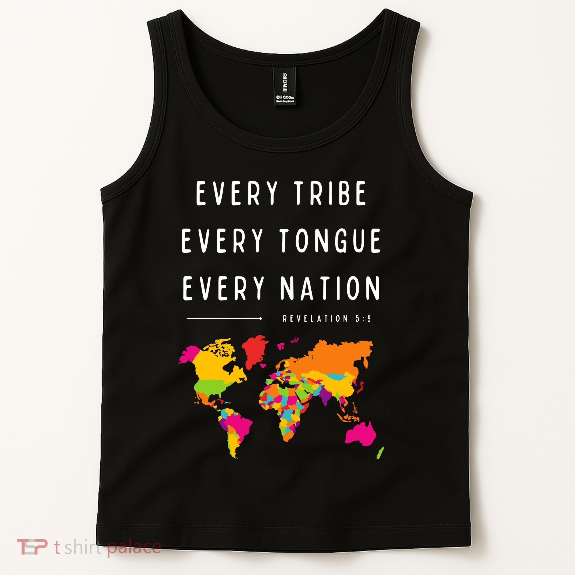Every Tribe Every Tongue Every Nation Revelation Tank Top