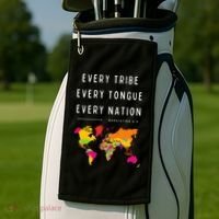 Every Tribe Every Tongue Every Nation Revelation Golf Towel thumb 2