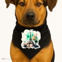 Eiffel Tower USA-Made Doggie Bandana thumb 1