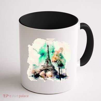 Eiffel Tower Coffee Mug back