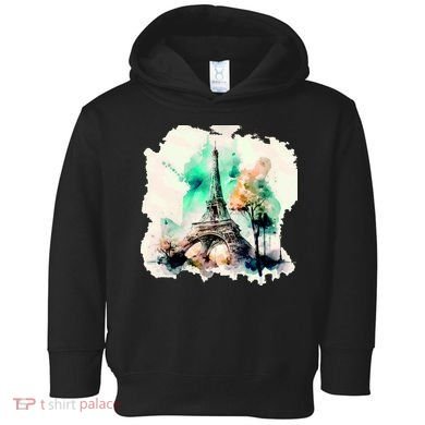 Eiffel Tower Toddler Hoodie