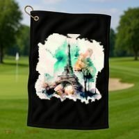 Eiffel Tower Golf Towel thumb 1