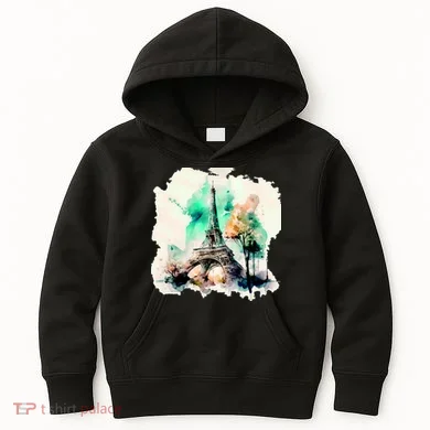 Eiffel Tower Kids Hoodie
