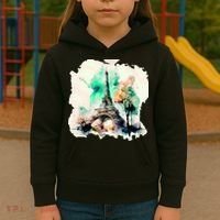 Eiffel Tower Kids Hoodie thumb 3