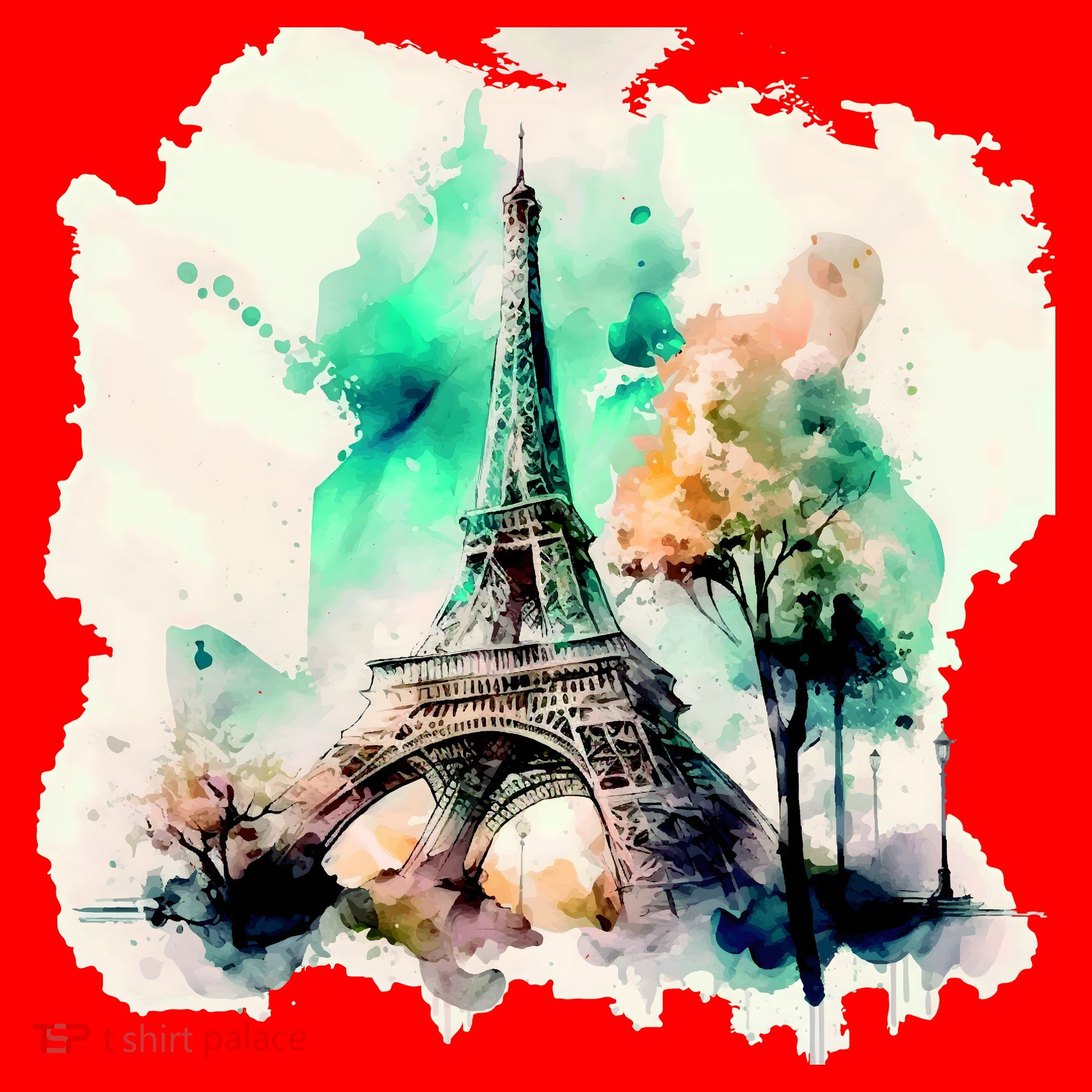 Eiffel Tower Santa Hat