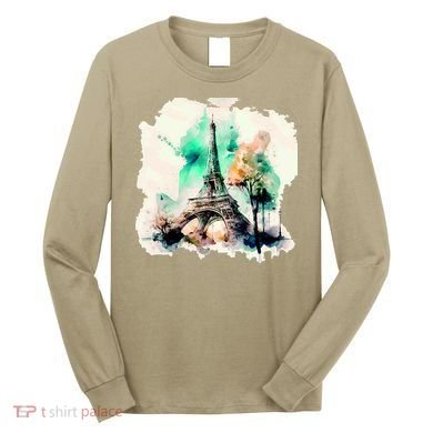 Eiffel Tower Long Sleeve Shirt