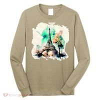 Eiffel Tower Long Sleeve Shirt thumb 0
