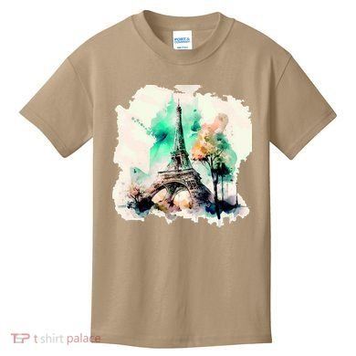 Eiffel Tower Kids T-Shirt