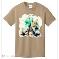 Eiffel Tower Kids T-Shirt thumb 0