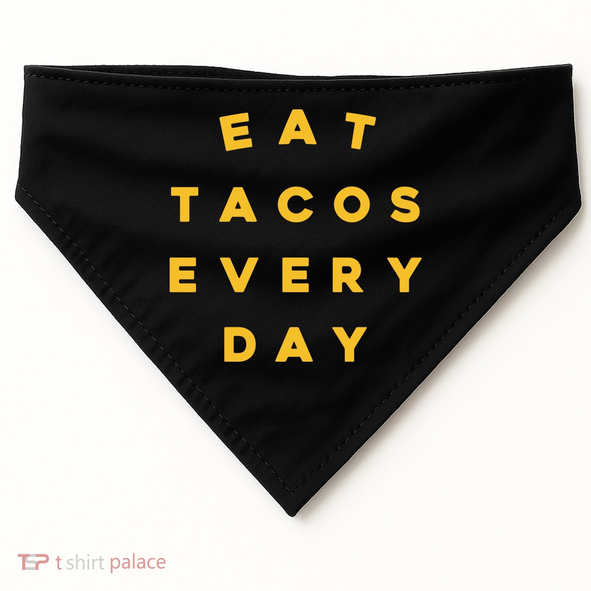 Eat Tacos Everyday USA-Made Doggie Bandana