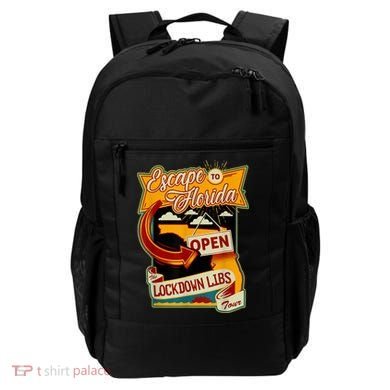 Escape To Florida Open The Lockdown Libs Tour Backpack
