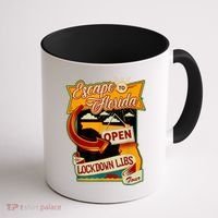 Escape To Florida Open The Lockdown Libs Tour Coffee Mug thumb 1
