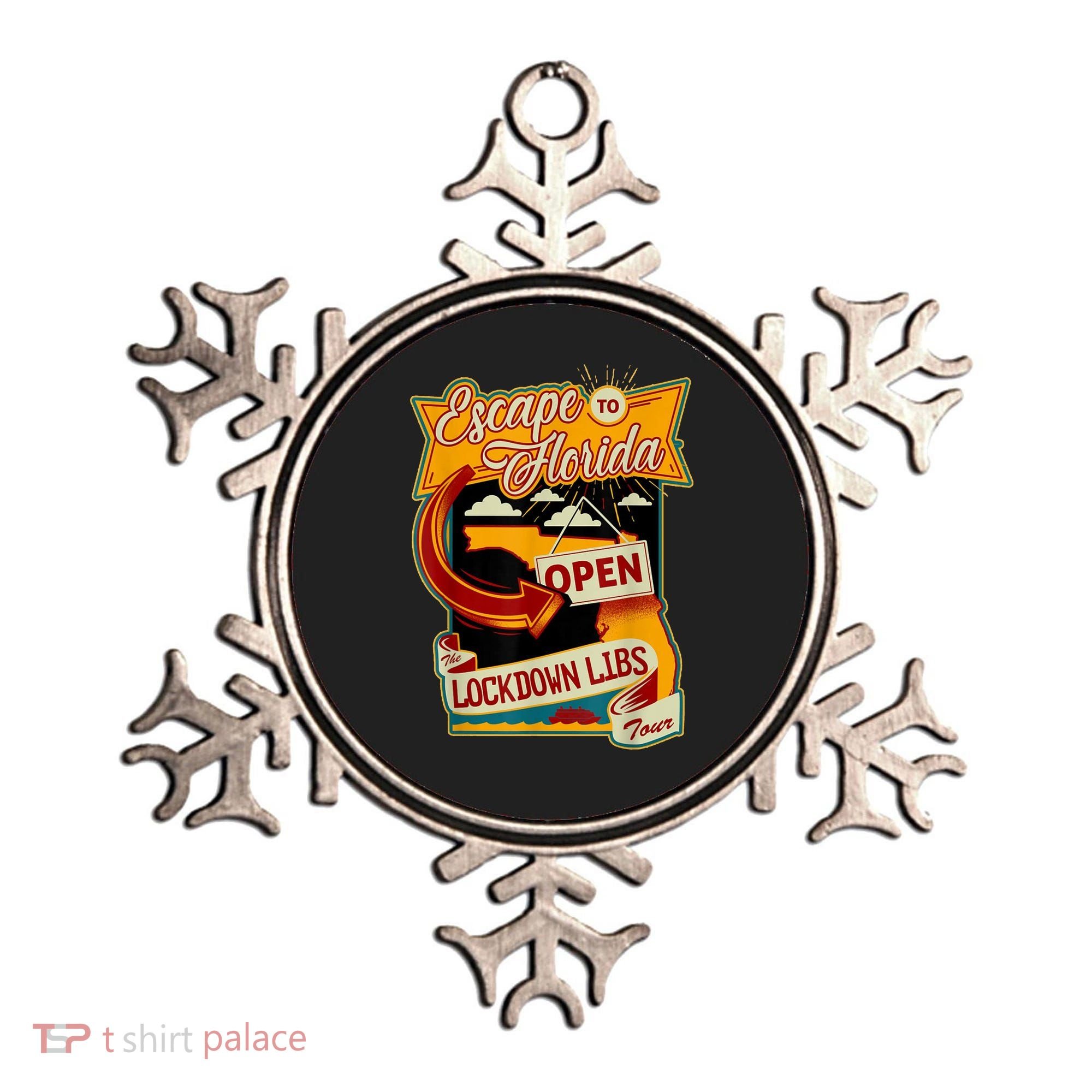 Escape To Florida Open The Lockdown Libs Tour Ornament