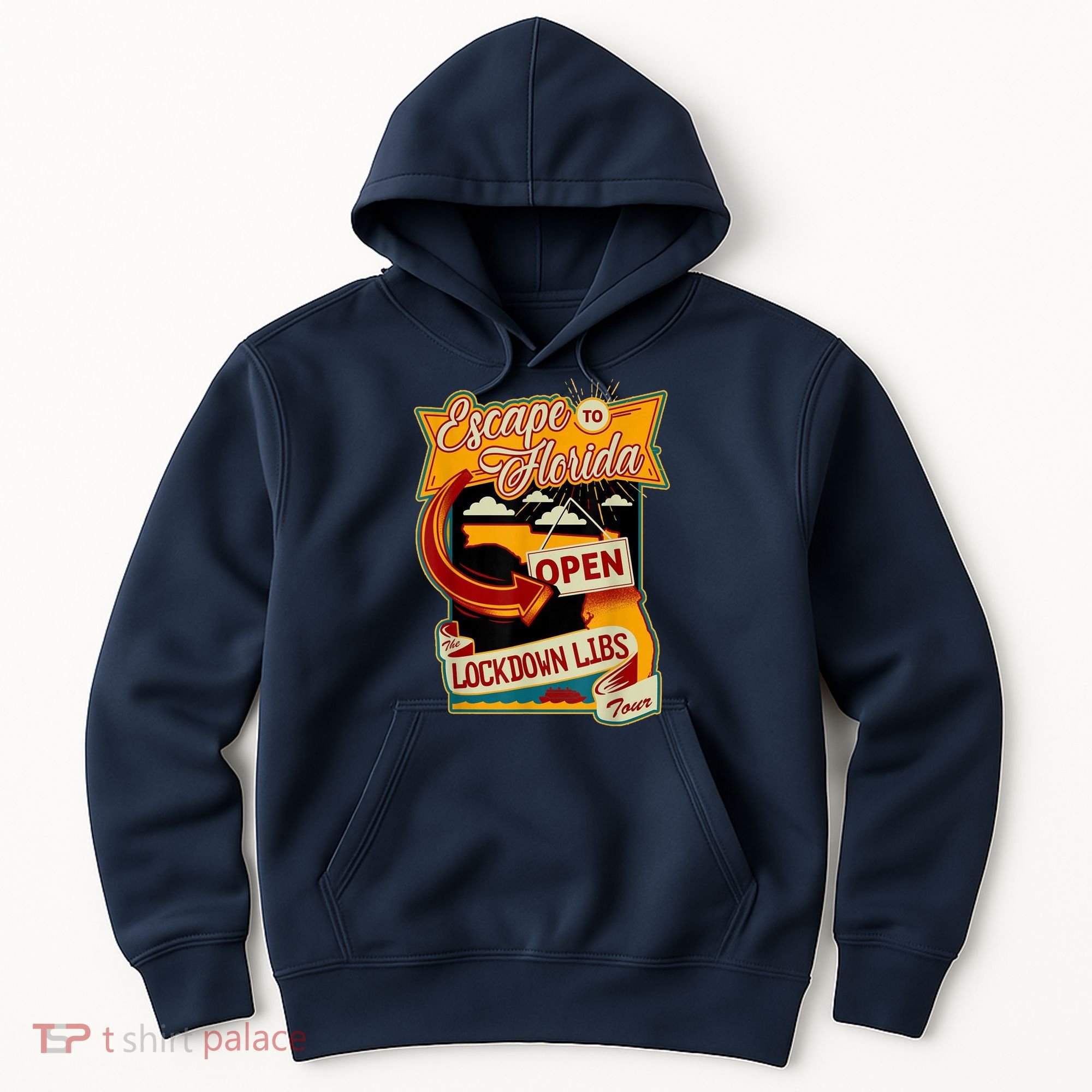 Escape To Florida Open The Lockdown Libs Tour Hoodie