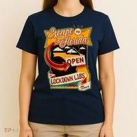 Escape To Florida Open The Lockdown Libs Tour T-Shirt thumb 4