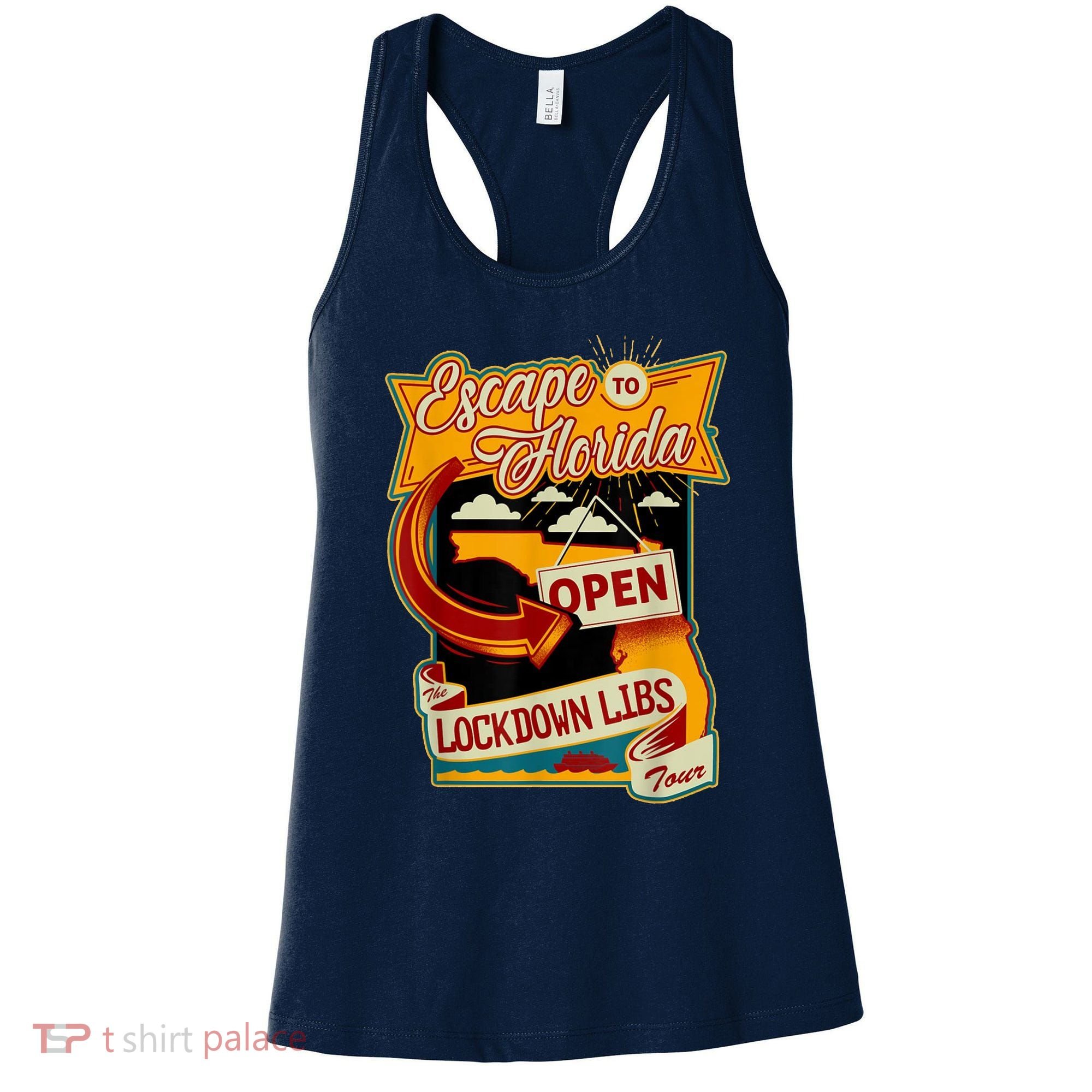 Escape To Florida Open The Lockdown Libs Tour Women's Tank Top